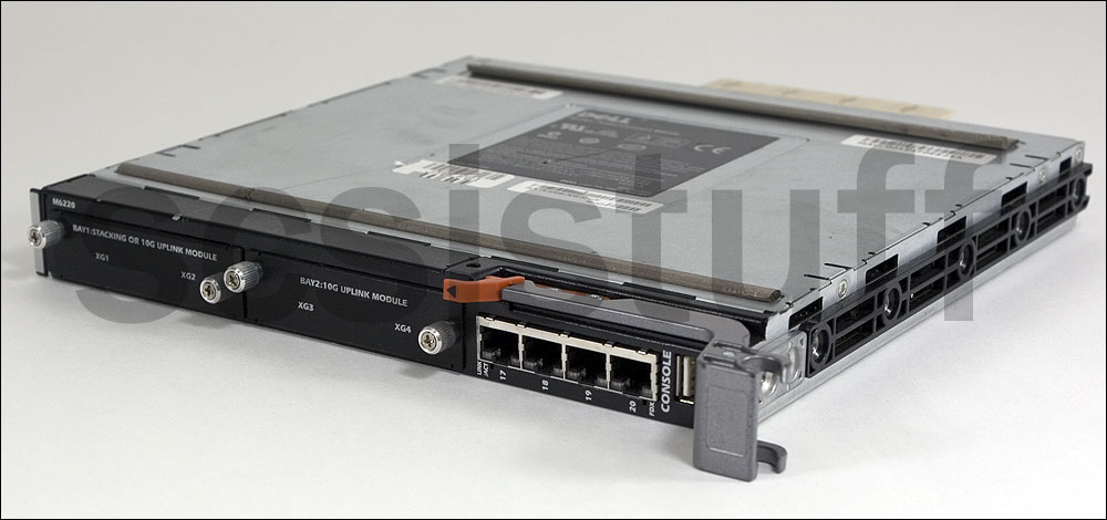 Dell PowerConnect M6220 Ethernet switch M1000e tested  